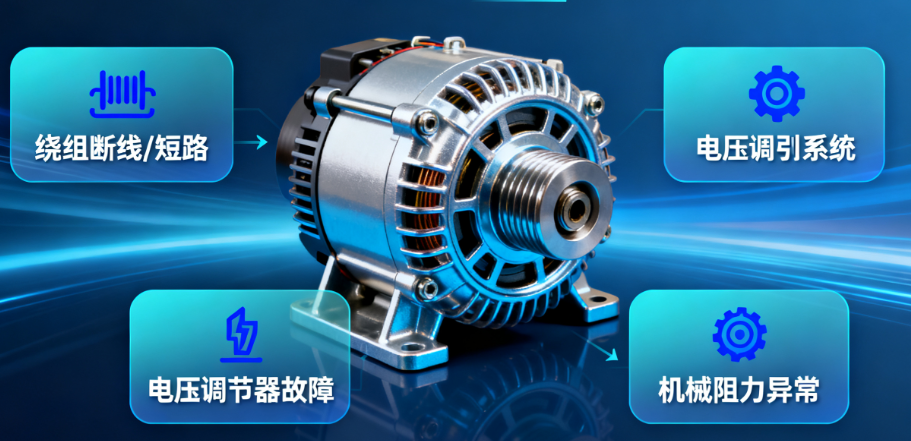 发电机输出电压低？3 个核心原因，非专业也能查